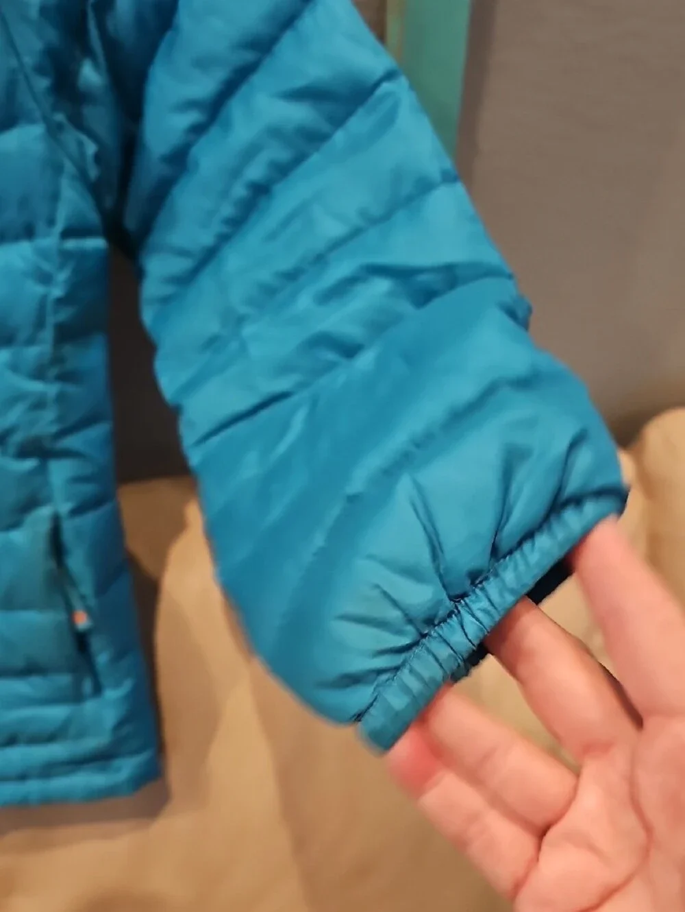 Marmot Bright Teal Blue Packable Puffer Jacket